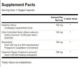 Cura cardiovascolare a base di erbe a spettro completo 616 mg - 30 capsule