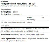 Muschio irlandese a spettro completo 400 mg - 60 capsule