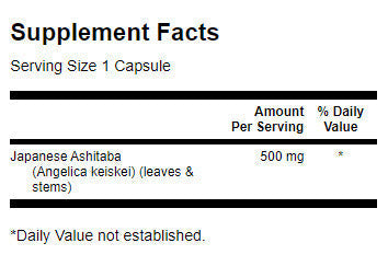 Ashitaba giapponese a spettro completo 500 mg - 60 capsule
