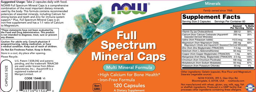Tappi minerali a spettro completo - 120 capsule