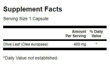 Foglia di olivo a spettro completo 400 mg - 60 capsule