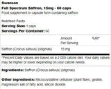 Zafferano a spettro completo 15 mg 60 capsule