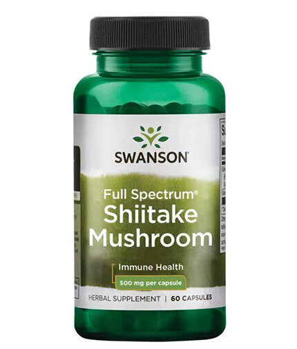 Funghi Shiitake a spettro completo 500 mg - 60 capsule