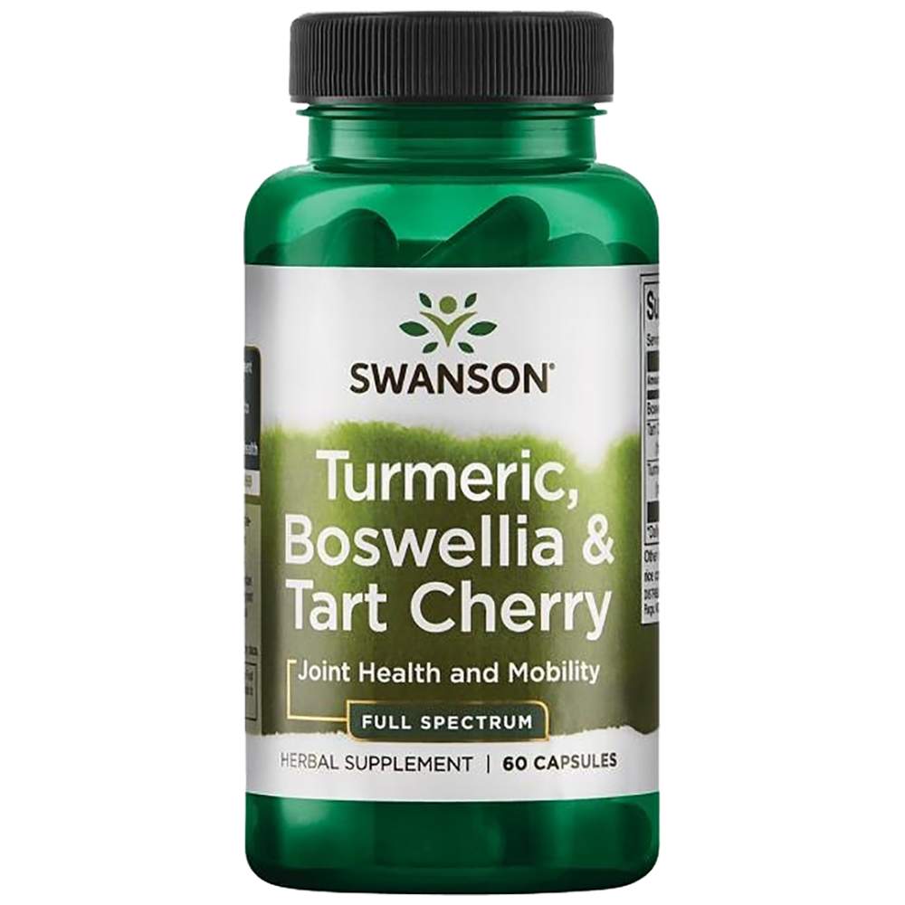 Curcuma a spettro completo, Boswellia & Ciliegia aspra - 60 capsule