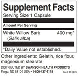 Corteccia di salice bianco a spettro completo 400 mg/90 capsule - 0