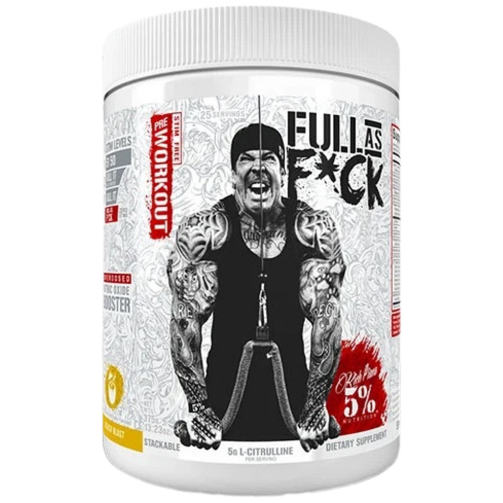 Pieno come f*ck | Pompa pre -allenamento senza stimolanti - 350 grammi
