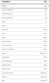 CAPRA | Stimolazione & Pump Pre-Workout - 390 grammi