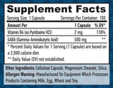 GABA + B-6/500 mg. /100 Vcaps