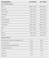 Multivitaminico femminile | con peptidi di collagene di pesce, acido ialuronico, CoQ10, L -carnitina, CLA e tè verde - 90 capsule