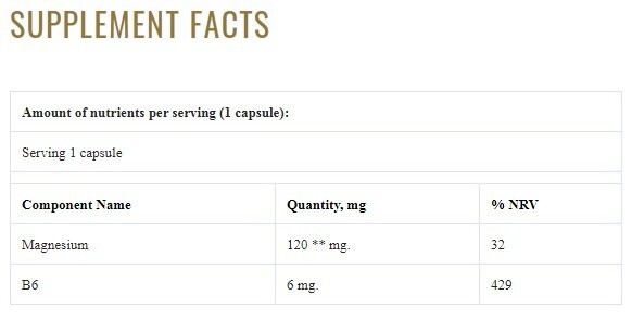 GRASSBERG Magnesio Premium B6 60 capsule