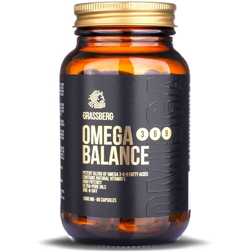 GRASSBERG Omega 3-6-9 Balance 1000 mg 60/90 capsule