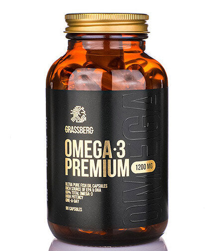 GRASSBERG Omega-3 Premium 1200 mg 90 capsule molli
