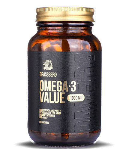 GRASSBERG Omega-3 Valore 1000 mg 60/90/120/Caps