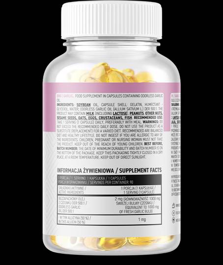 Aglio 1000 mg/Inodore 90 capsule di gel