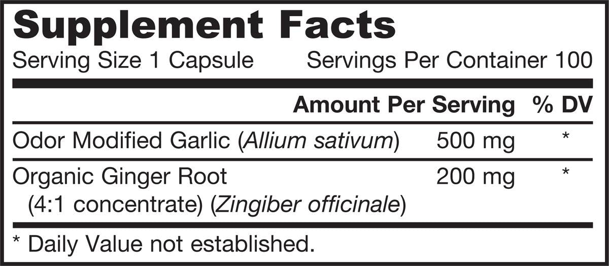 Aglio e Zenzero 700 mg 100 capsule