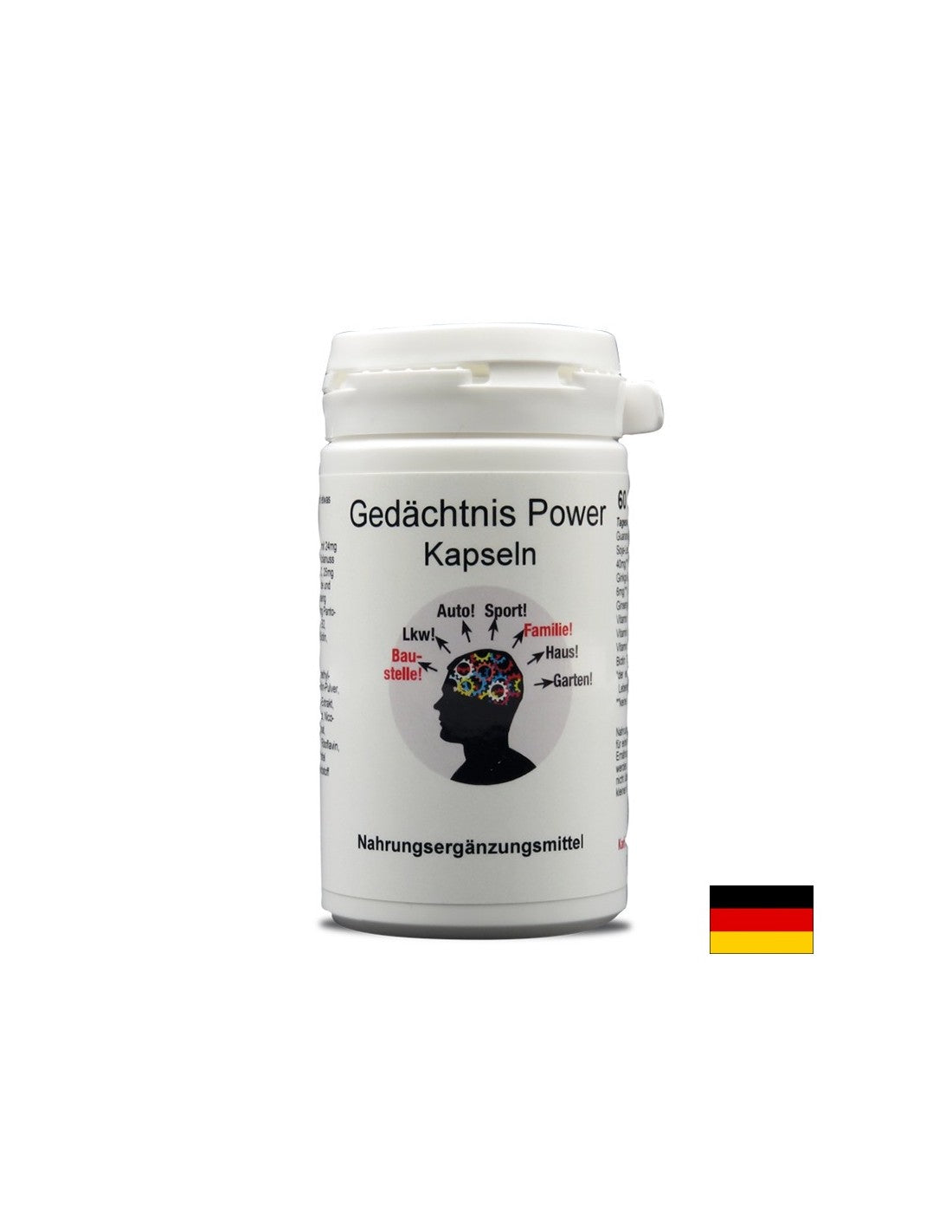 Gedächtnis Power - Memory Power - Formula per la memoria e la concentrazione, 60 capsule <tc>Karl Minck</tc>