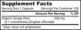 Zenzero 4:1 Concentrato 500 mg 100 capsule