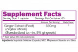 Estratto di radice di zenzero 650 mg - 60 capsule