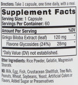 Ginkgo Biloba 120mg./60 capsule.