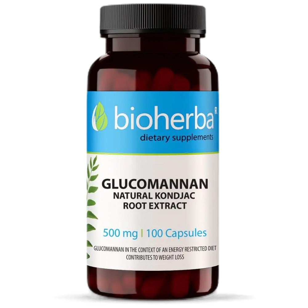 Estratto naturale di radice di Konjack di glucomannano 560 mg - 100 capsule
