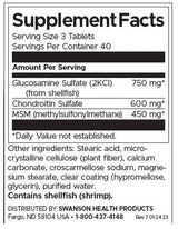Glucosamina, Condroitina & MSM - Massima potenza - 120 compresse