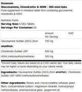 Glucosamina, Condroitina & MSM | Mini compresse - 360 compresse