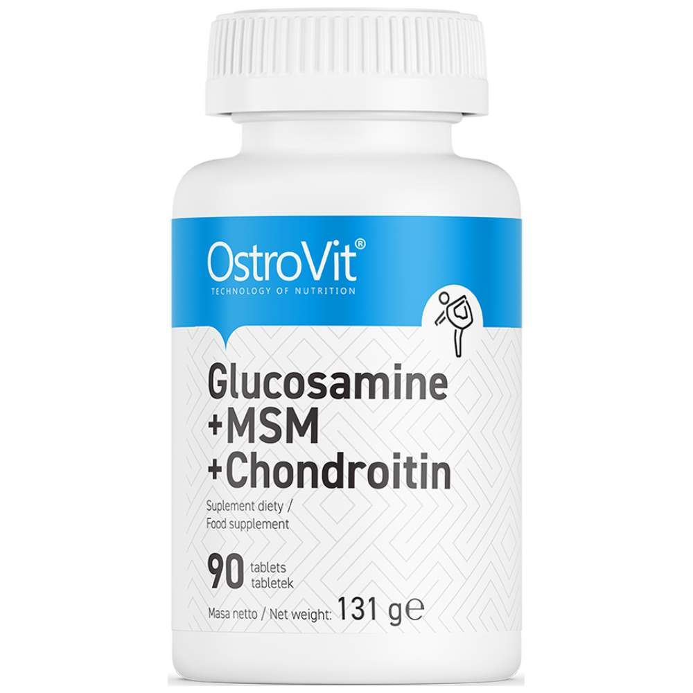Glucosamina + MSM + Condroitina - 30 Compresse