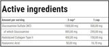 Complesso sportivo di glucosamina | con acido ialuronico & Collagene di tipo II - 180 capsule
