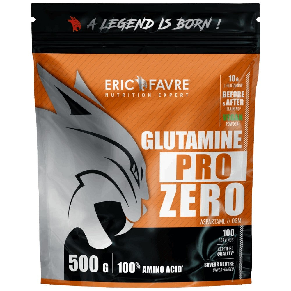 Glutammina Pro Zero | Puro al 100% - 500 grammi