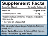 Glutatione 250 mg. /60 VCap.