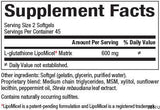 Glutatione LipoMicel Matrix 300 mg - 90 Capsule gel