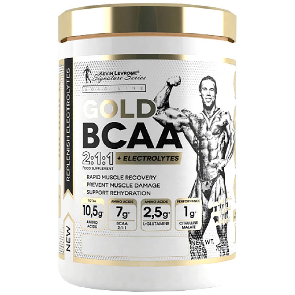 Gold BCAA 2:1:1 | con glutammina, citrullina & Elettroliti - 375 grammi