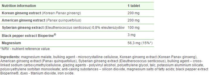Ginseng dorato - 30 compresse