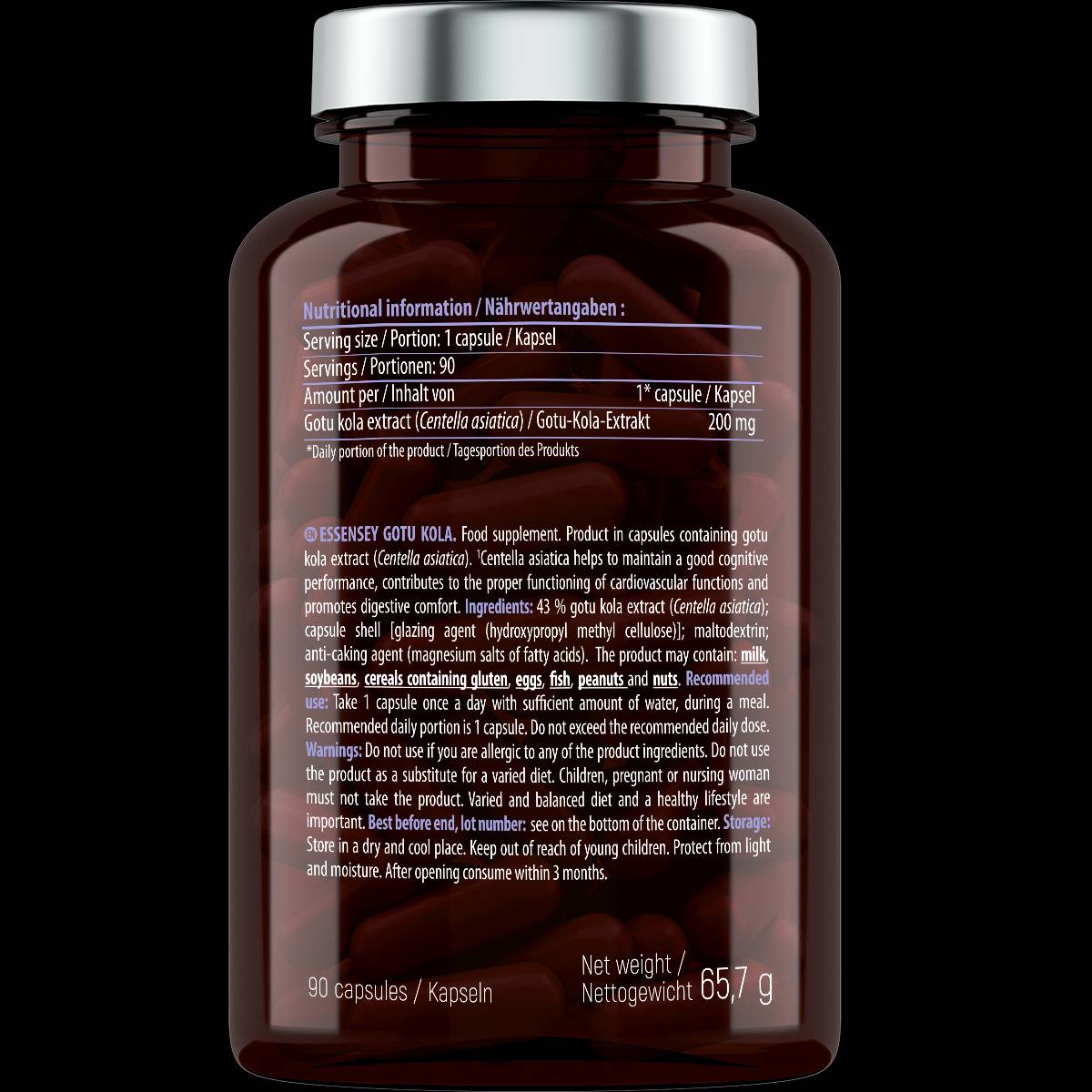 Centella asiatica 200 mg - 90 capsule