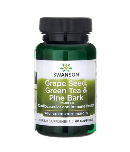 Tè verde ai semi d'uva & Complesso di corteccia di pino - 60 capsule