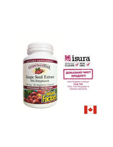 Ricco di semi d'uva | Estratto di semi d'uva 100 mg - 60 capsule
