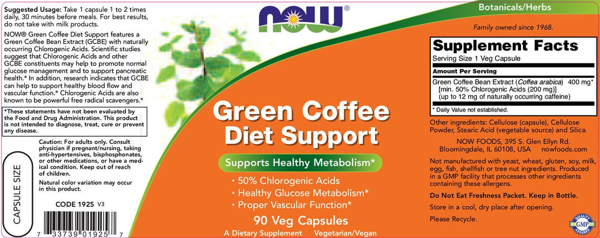 Supporto dietetico al caffè verde - 90 capsule