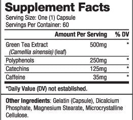 Tè Verde 500 mg/60 Capsule