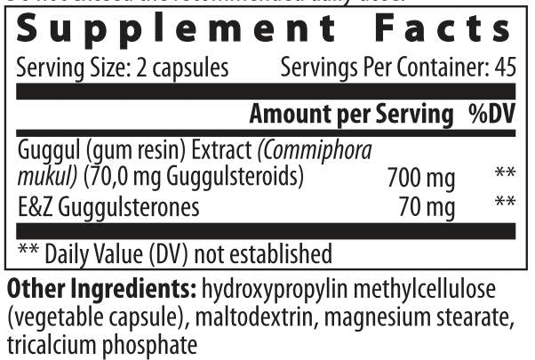Guggulsterone - 90 capsule