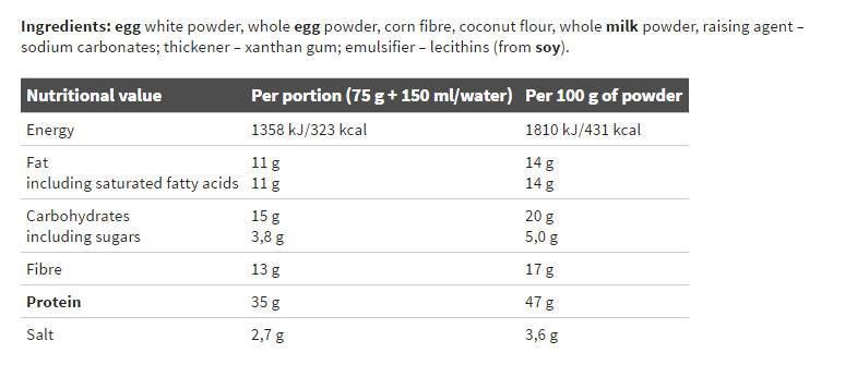 HI Pro Omelette Gold - 825 grammi