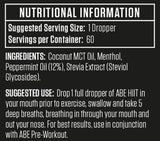 Calo delle prestazioni HIIT | con MCT & Menta piperita - 30 ml