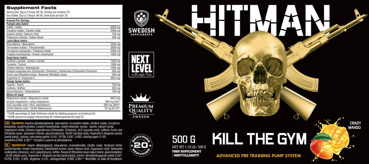 HITMAN - Uccidi la palestra 500 grammi