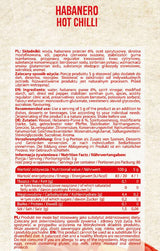 Salsa di peperoncino piccante Habanero | Basso contenuto calorico - 400 ml