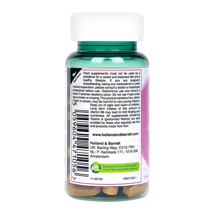Vitamine per capelli con collagene (Vitamine per capelli) 60 compresse OLANDA & BARRETT
