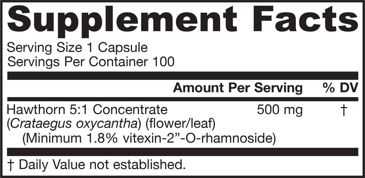 Biancospino 500 mg 100 capsule