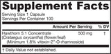 Biancospino 500 mg 100 capsule
