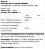 Estratto di Biancospino 500 mg 120 capsule