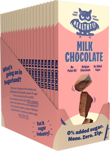 <tc>HealthyCo</tc> cioccolato al latte 100 grammi - senza zuccheri aggiunti e senza olio di palma