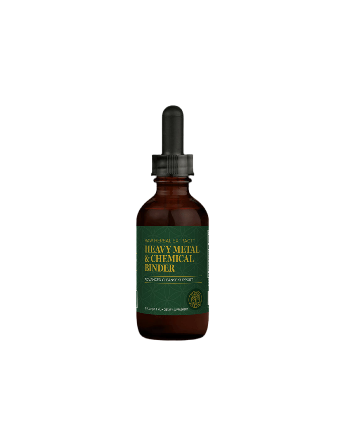 Metallo pesante & Pulizia chimica/disintossicazione con erbe, funghi medicinali e carbone attivo, 59,2 ml Global Healing