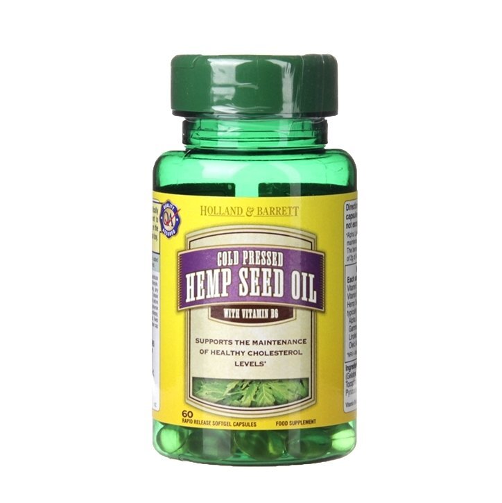 Конопено масло (Olio di semi di canapa) 60 capsule OLANDA & BARRETT